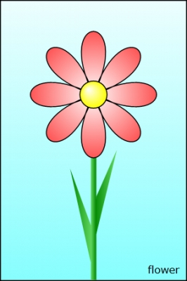 Grafika otázky - květina